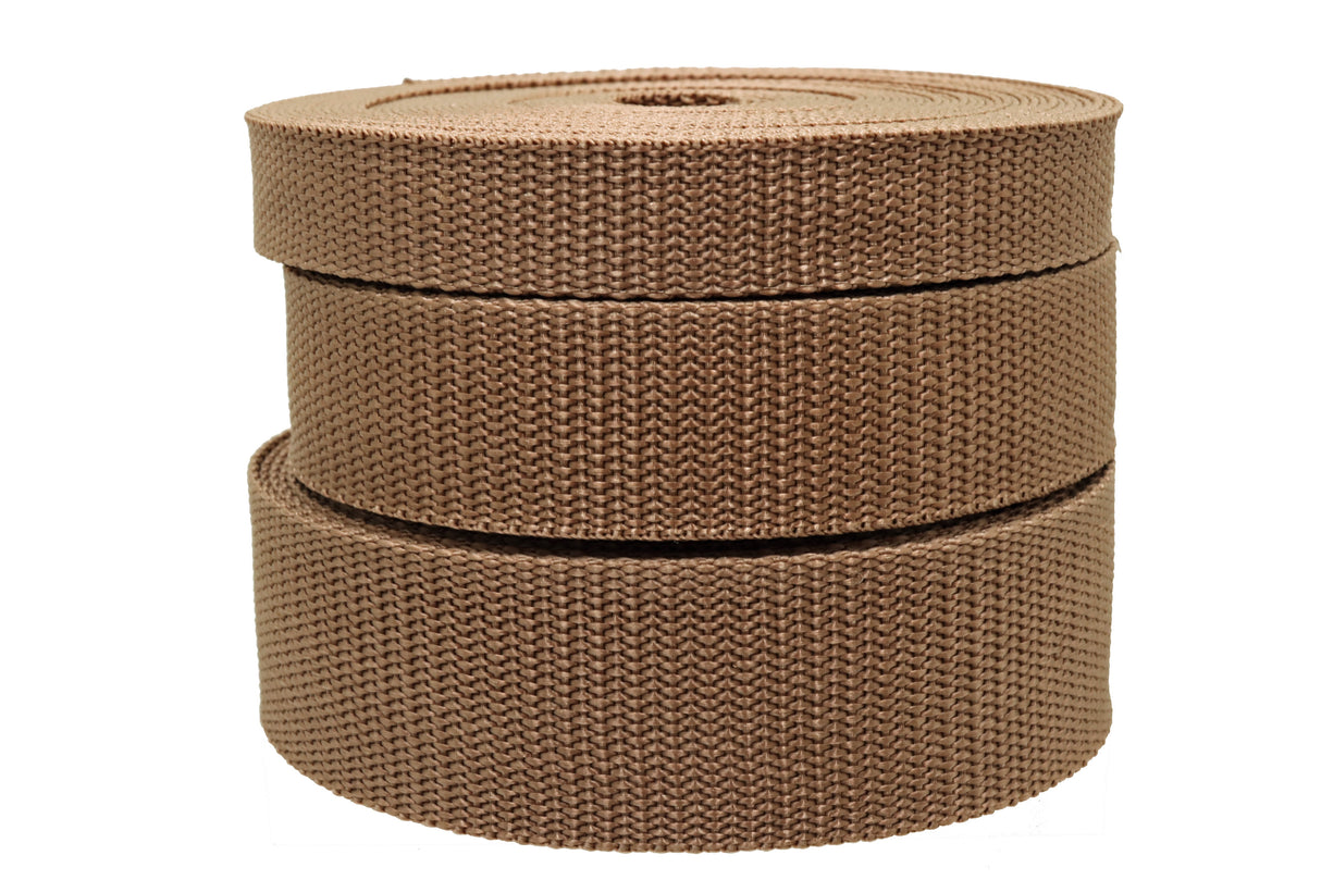 Polypropylen Gurtband ( PP ) hellbraun
