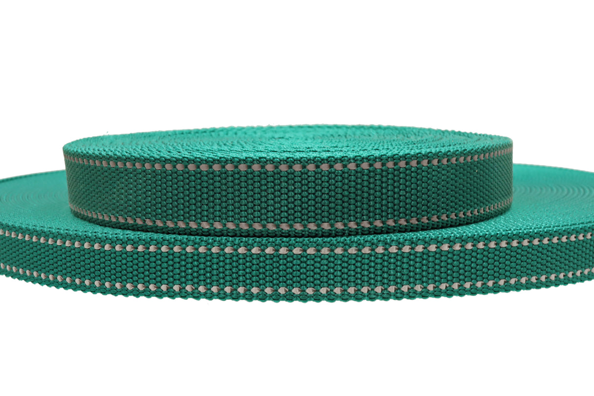 Polypropylen Gurtband moos ( PP ) 2.1 mm reflektierend