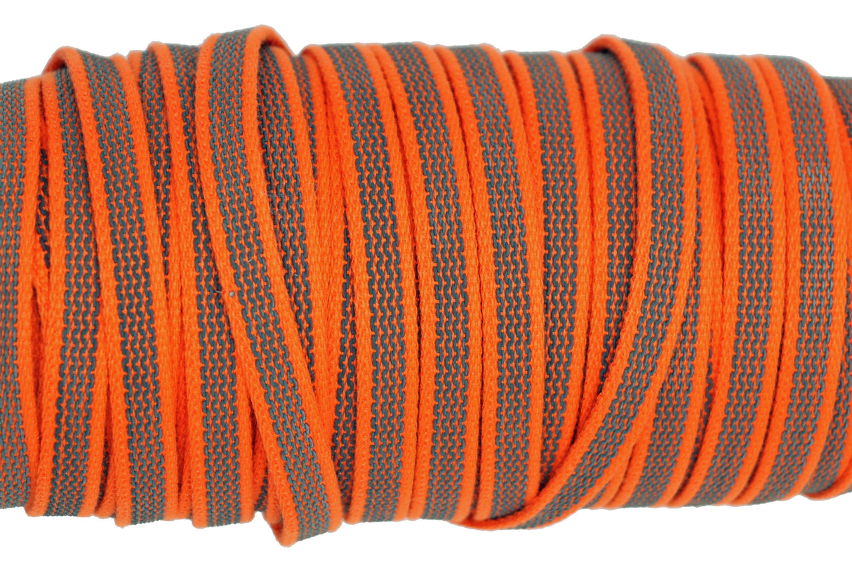 Anti-Rutsch -Baumwolltouch Gurtband- Made in Germany - OEKO-TEX® Klasse 1 orange