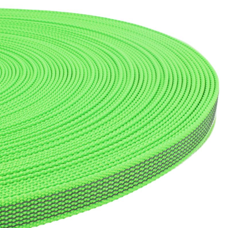 Anti-Rutsch Gurtband mit Gummifäden limette 15/20