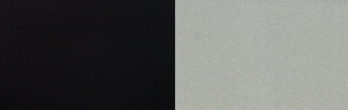 Neopren schwarz/hellgrau beidseitig Polyester kaschiert 1.5 mm
