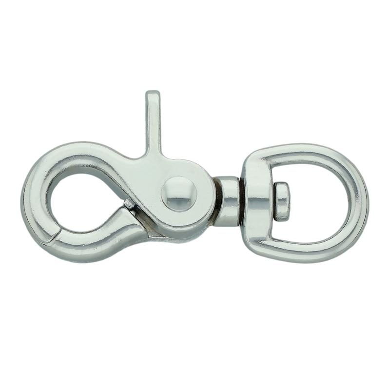 Scherenkarabiner verchromt 63 mm /13 (CP)