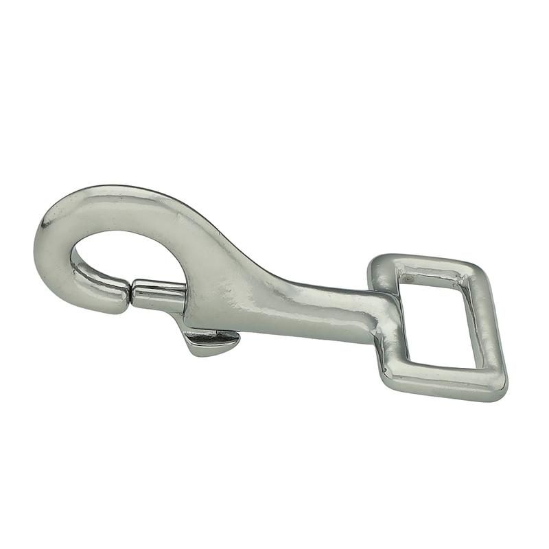 Karabiner Messing verchromt