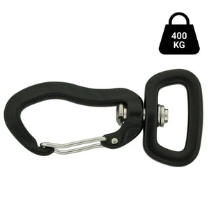 Aluminium Sicherheitskarabiner 82 mm/25 ohne Schloss
