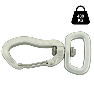 Aluminium Sicherheitskarabiner 82 mm/25 ohne Schloss