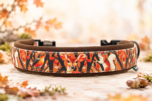 Halsband „Waldgeflüster“  Klick / Sofortkauf / Innenumfang ca. 29 cm auf Mass gefertigt!