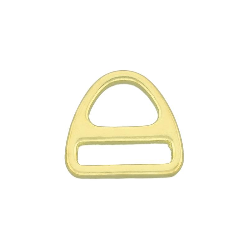 Dreieckiger D-Ring messing