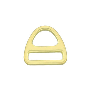 Dreieckiger D-Ring messing