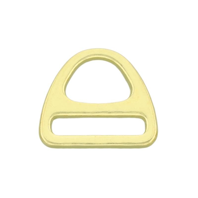 Dreieckiger D-Ring messing