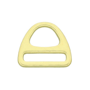 Dreieckiger D-Ring messing