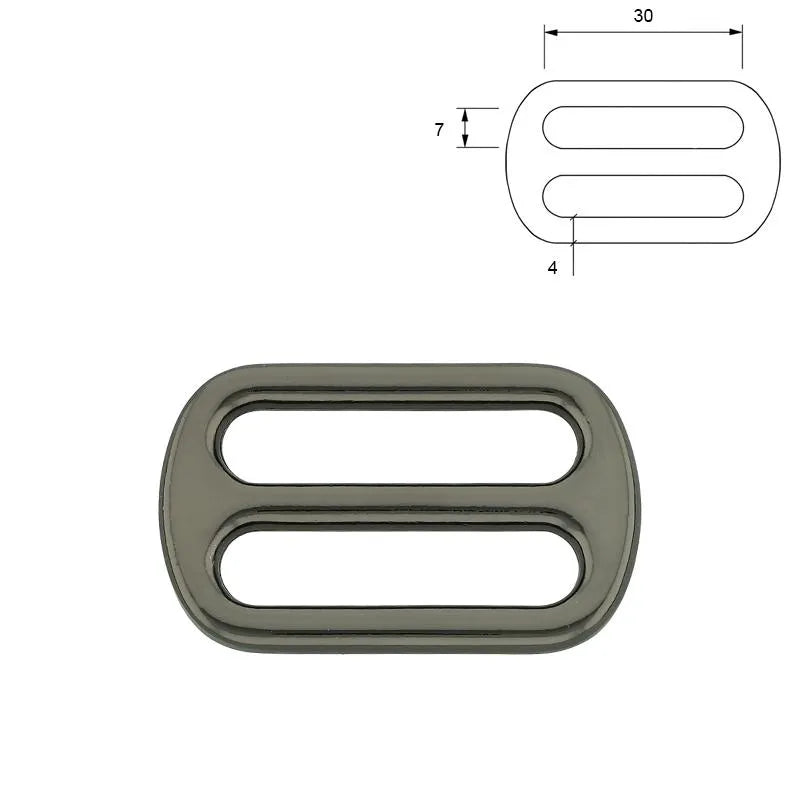 Schieber, Versteller grau