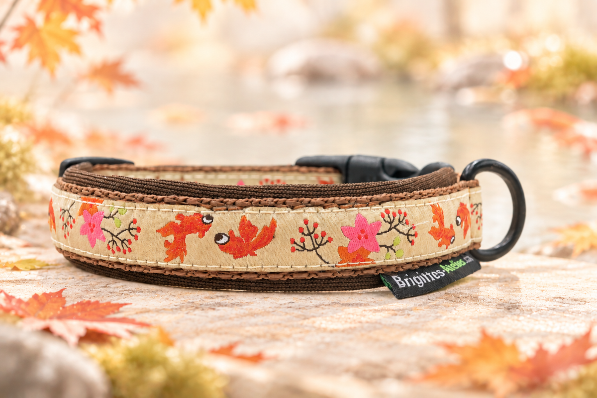 Halsband „Autumn Koi“ Klick / Sofortkauf / Innenumfang ca. 23.5 - 27 cm