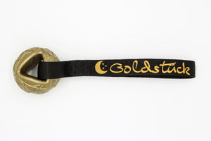 Goldstück MOBY SOFTBAITS Ball 7 x 6 cm  / Total Länge ca. 30 cm  / Bandbreite 2.5 cm / Schlaufe