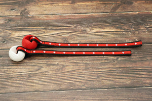 Hopp Schwiiz!! Mini MOBY SOFTBAITS Ball 5.5 x 3.8 cm / Total Länge ca. 34 cm  / Bandbreite 1.6 cm / Band