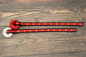 Hopp Schwiiz!! Mini MOBY SOFTBAITS Ball 5.5 x 3.8 cm / Total Länge ca. 34 cm  / Bandbreite 1.6 cm / Band