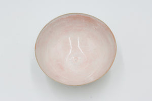 Keramikschüssel "Rosée" – Zarte Keramikschale in Rosa & Weiß