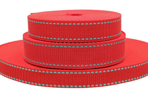 Polypropylen Gurtband ( PP ) rot reflektierend