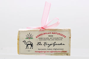 Naturseife Kamelmilch / Rose 50 g OHNE PALMÖL