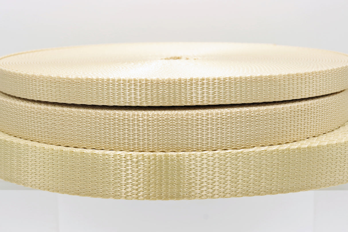 Polyamid Gurtband beige 807  ( PA ) 2.1 mm