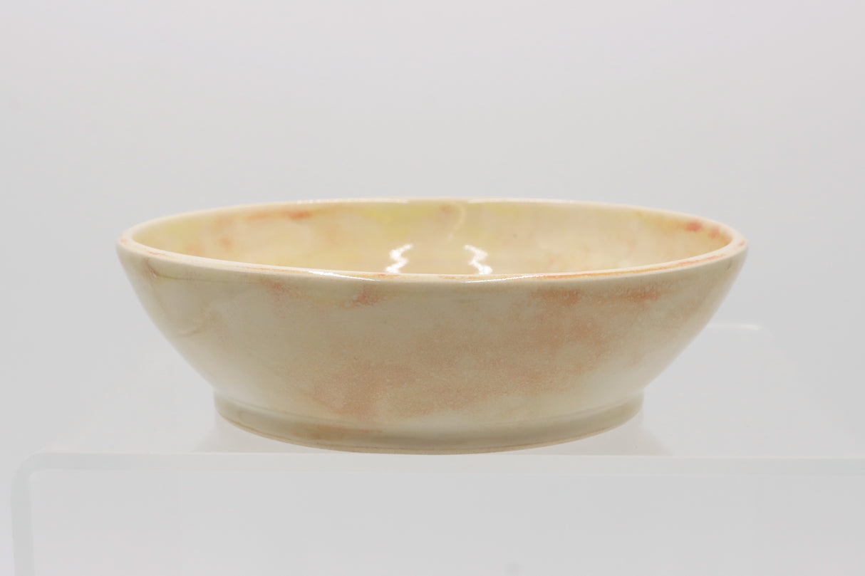 Keramikschale „Sonnenblüte“ – Gelb & Rosé