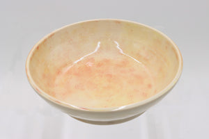 Keramikschale „Sonnenblüte“ – Gelb & Rosé