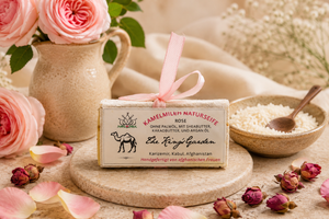 Naturseife Kamelmilch / Rose 50 g OHNE PALMÖL