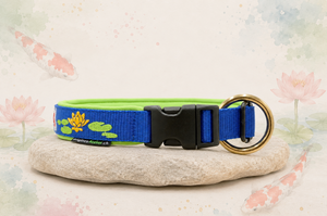 🐟 Halsband „ Koi Garden“ Zugentlastungshalsband / Sofortkauf / Innenumfang ca. 46-53 cm