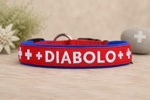 Halsband „Heimatgfühl“ – personalisiert & individuell / Preis inkl. Stickerei & Neopren-Polsterung (Basis: 2,5 cm Gurtband / ca. 3,5 cm Gesamtbreite). Weitere Optionen können den Endpreis verändern. (Kopie) (Kopie)