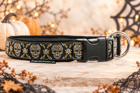 Halsband „Skull Edition“  Zugentlastung/ Sofortkauf / Innenumfang ca. 41-46 cm