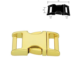 ZINC-MAX® Steckschnalle gold
