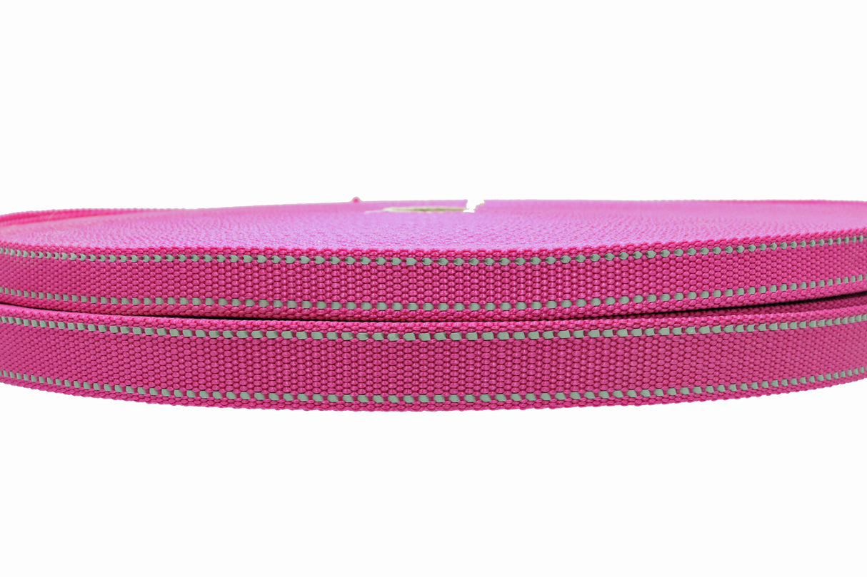 Polypropylen Gurtband fuchsia ( PP ) 2.5 mm reflektierend