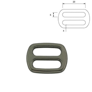 Schieber, Versteller grau