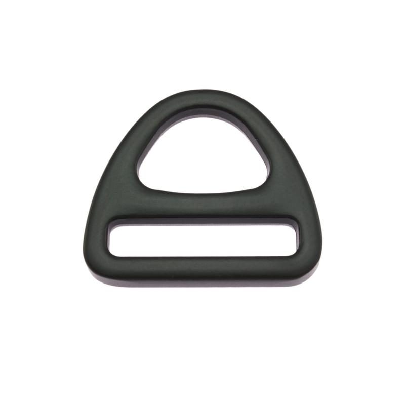 Dreieckiger D-Ring schwarz