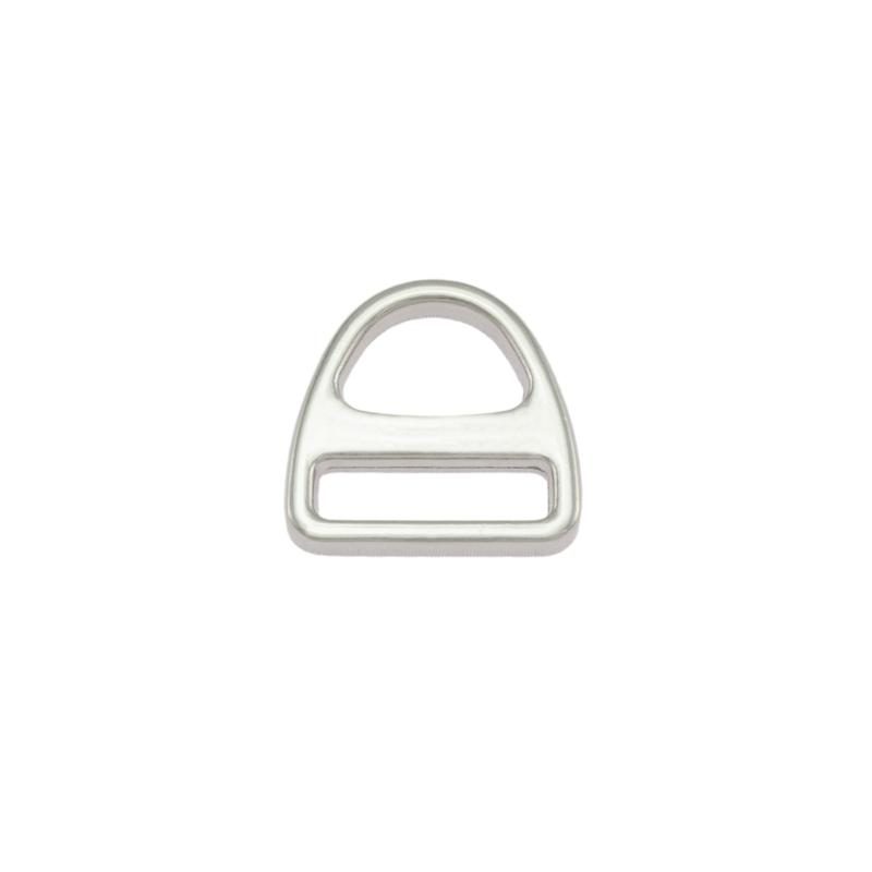 Dreieckiger D-Ringe vernickelt