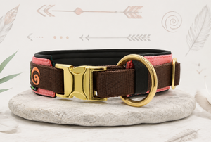 'Lieblingshund Spirit' – extrabreites Zugentlastungs-Halsband/ extra Breit/ Sofortkauf / Innenumfang ca. 45 - 50 cm