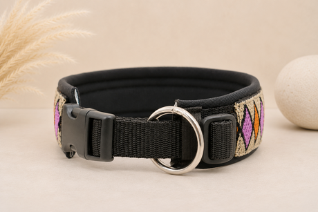 Halsband „Nour“ Zugentlastung / Sofortkauf / Innenumfang ca. 32 - 36 cm