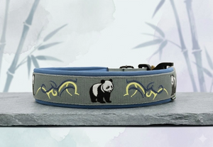 🐼 Halsband 'Panda-Spirit' Taktische Schnalle/ Sofortkauf / Innenumfang ca. 48-56 cm