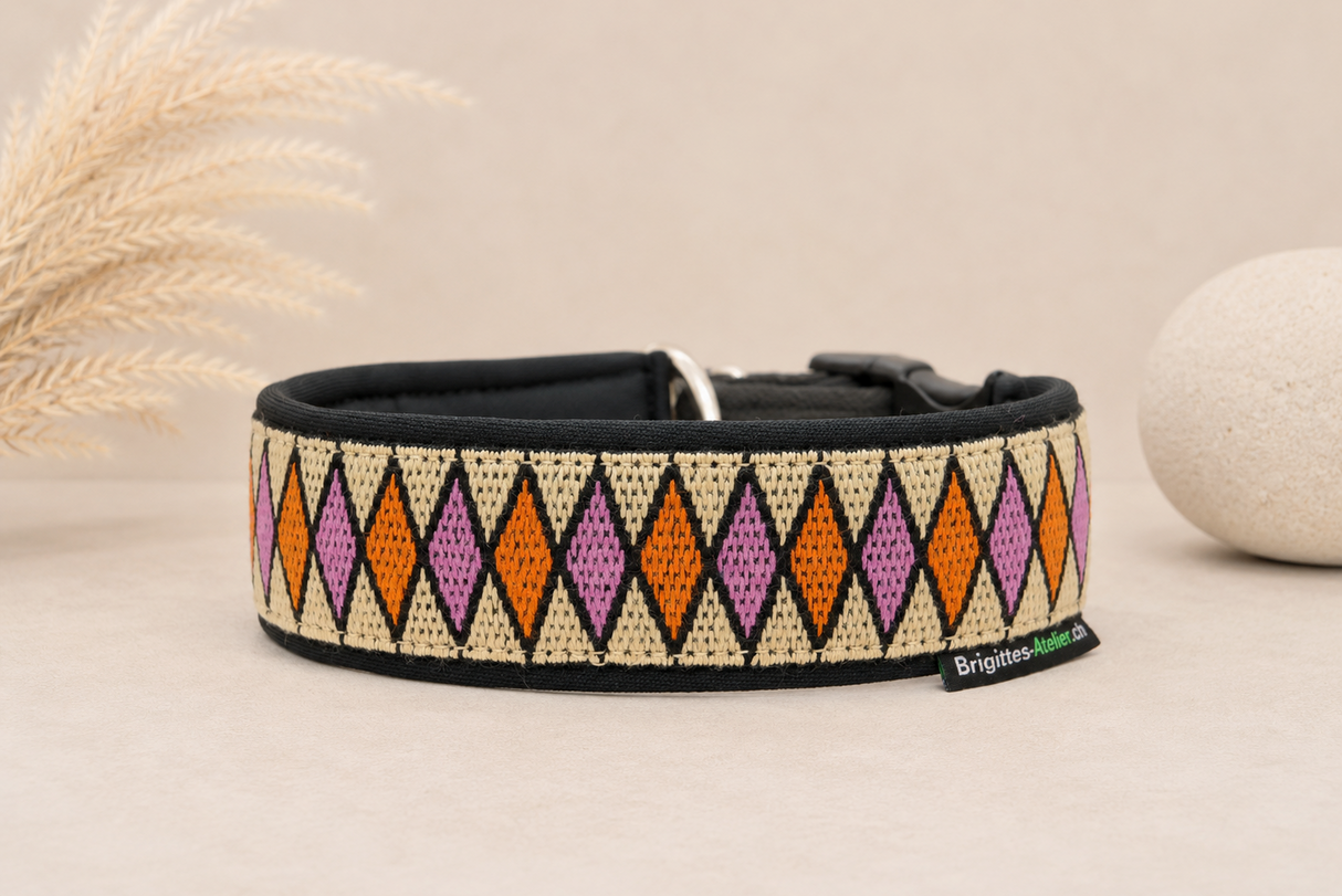Halsband „Nour“ Zugentlastung / Sofortkauf / Innenumfang ca. 32 - 36 cm