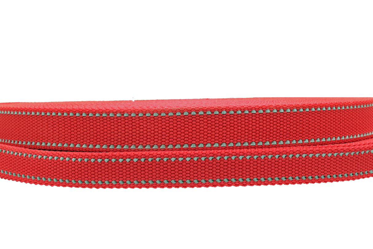 Polypropylen Gurtband rot ( PP ) 2.5 mm reflektierend