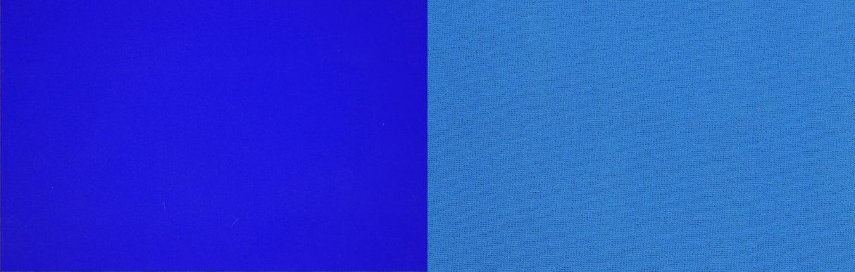 Neopren royalblau/hellblau beidseitig Polyester kaschiert 1.5 mm