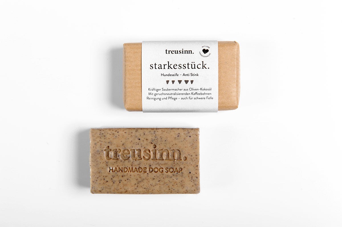 Hundeseife STARKES STÜCK Anti Stink von Treusinn
